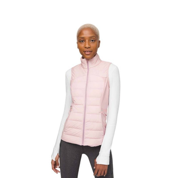 lululemon athletica Jackets & Blazers - Lululemon Down For It All Vest Porcelain Pink Sz 4
